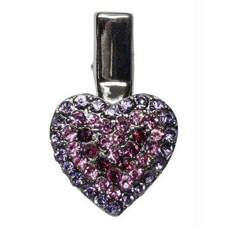 UNCONDITIONAL LOVE Heart Clip Purple UN846645